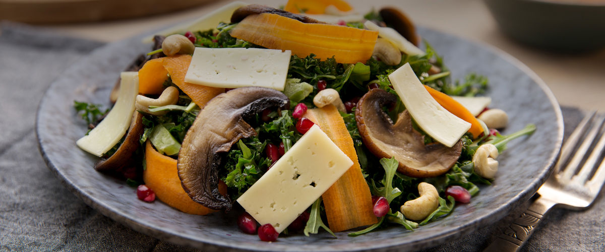 A video of a salad